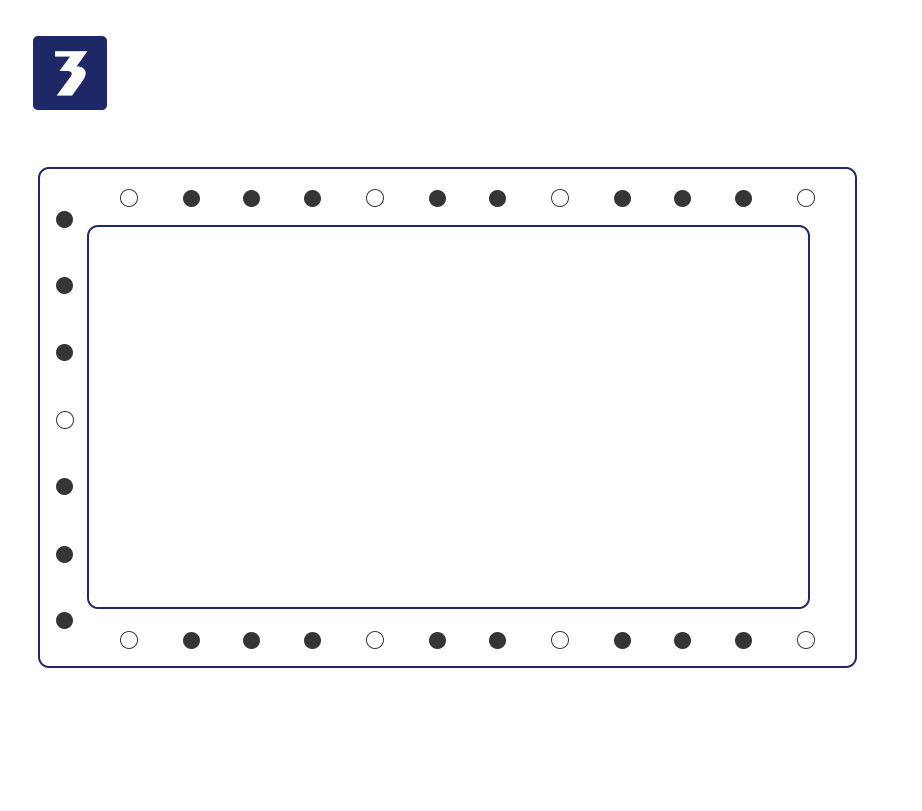 Put the new FEP film in-between the two steelgaskets, fasten the screws again and makesure the film is not too tight.