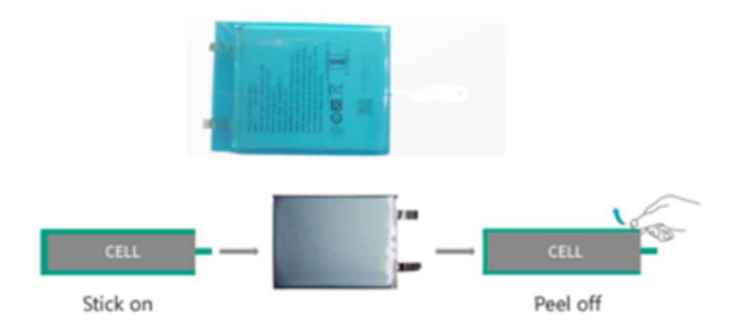 pack battery protective film