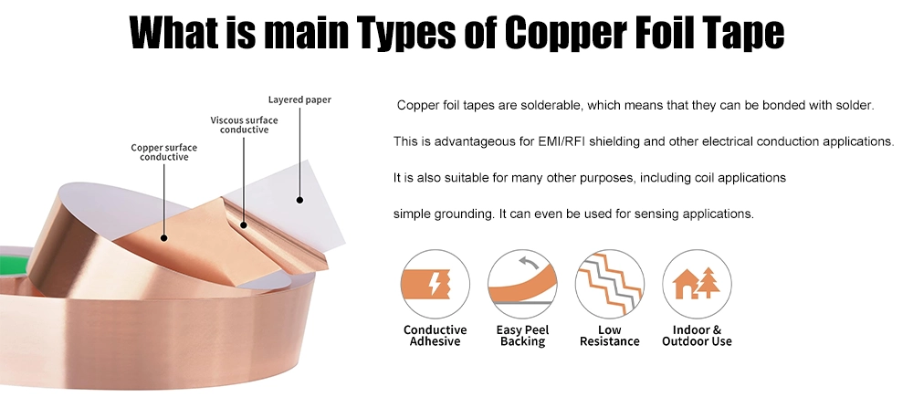 What is  main Types of Copper Foil Tape