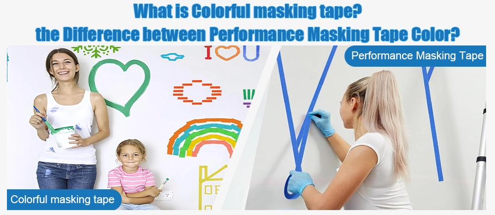 What is Colorful masking tape？the Difference between Performance Masking Tape Color？