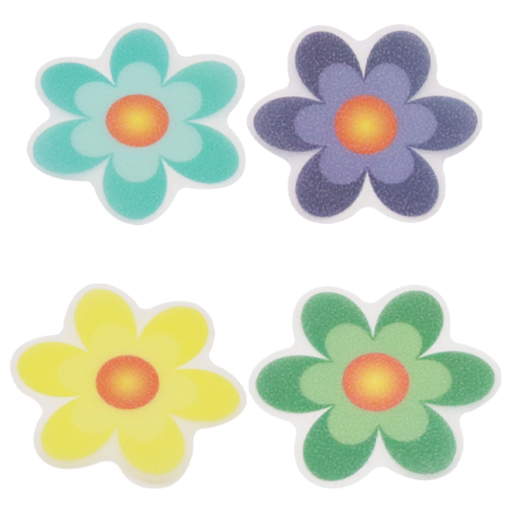 PEVA Non Slip Tape Bathtub Stickers Flower