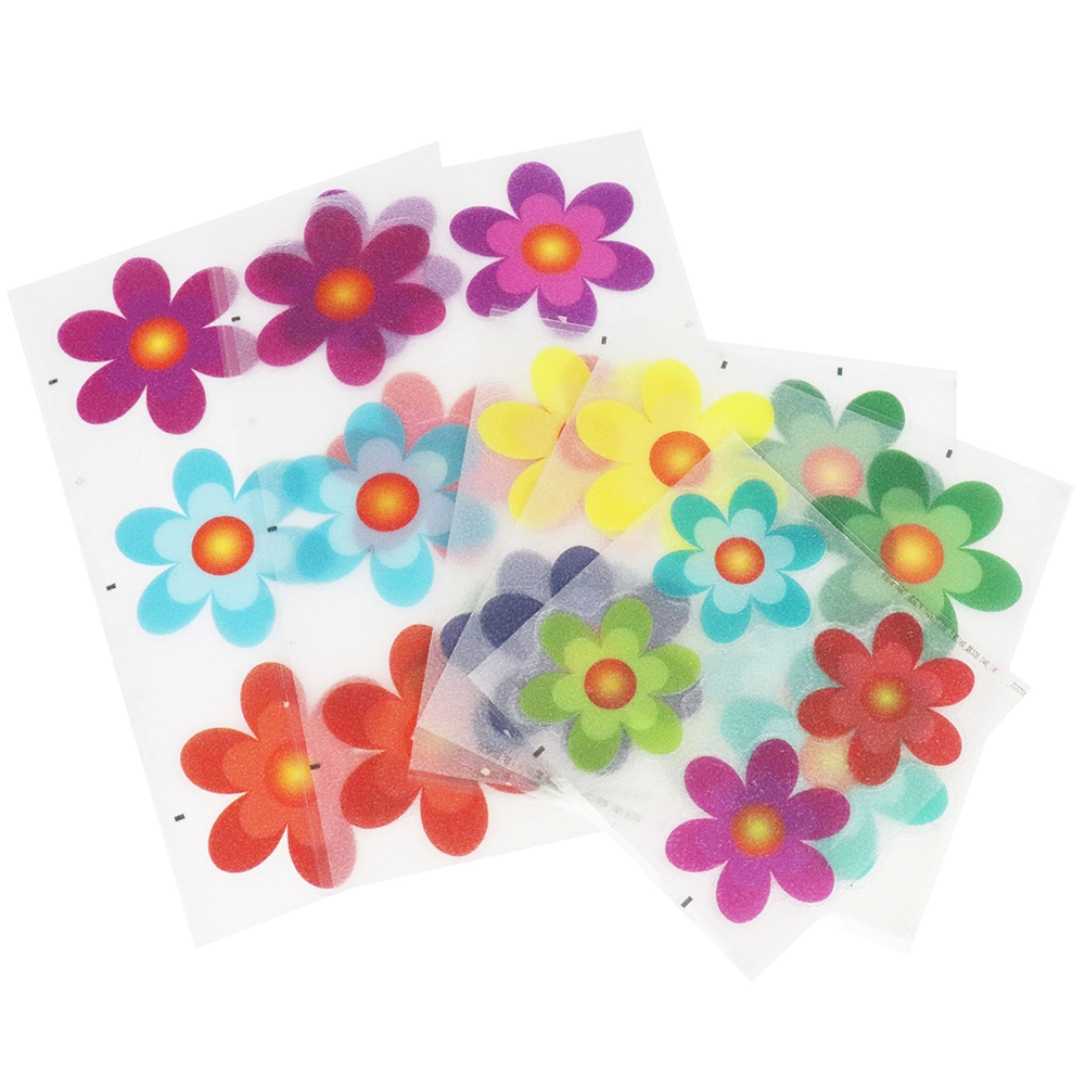 PEVA Non Slip Tape Bathtub Stickers Flower