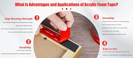 What Is Advantages and Applications of Acrylic Foam Tape？