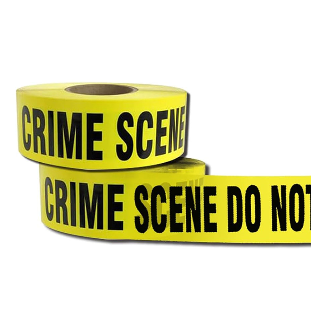 Yellow Caution Tape Security Tape Halloween Decoration