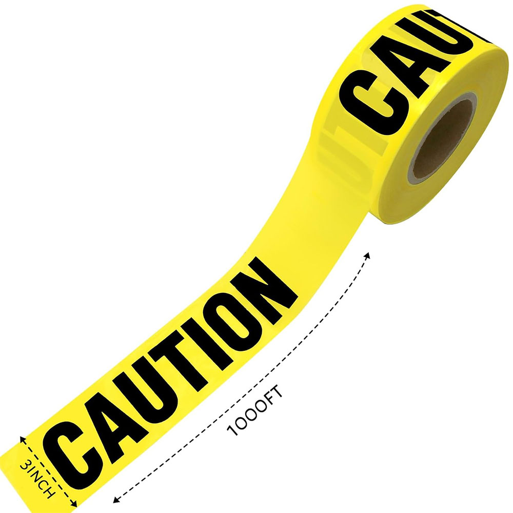 Yellow Caution Tape Security Tape Halloween Decoration